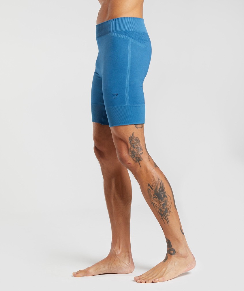 Blue Men's Gymshark Studio Seamless 7