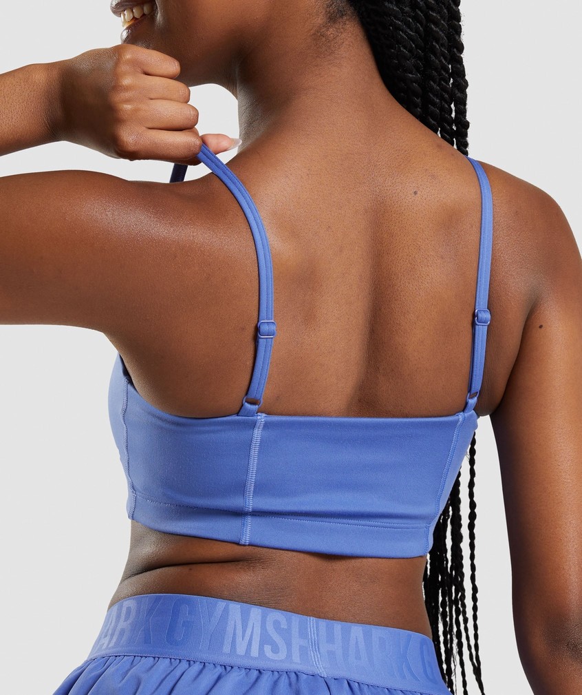 Blue Women's Gymshark Bandeau Sports Bra | USA-60814