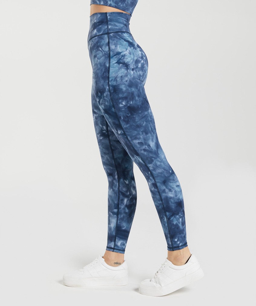 Blue Women's Gymshark Elevate Leggings | USA-85607