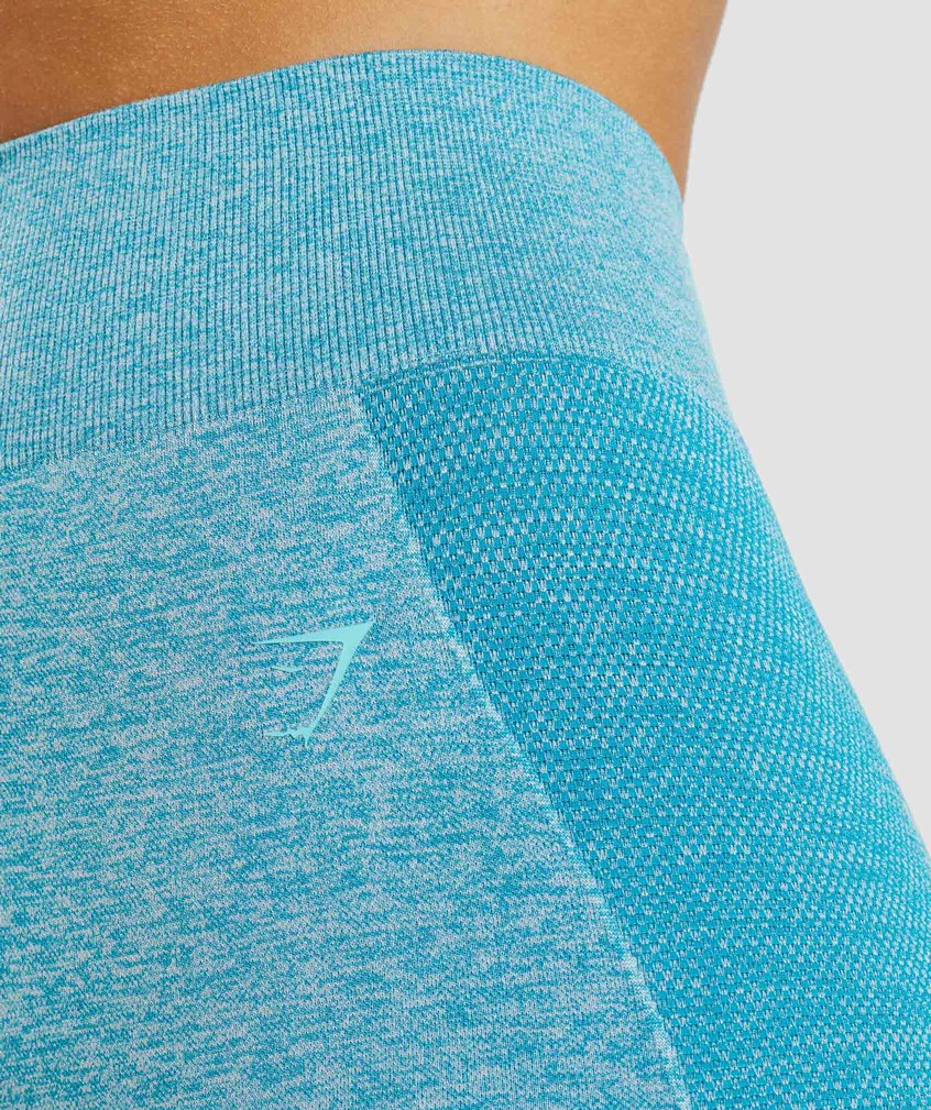 Blue Women's Gymshark Flex Cycling Shorts | USA-53178