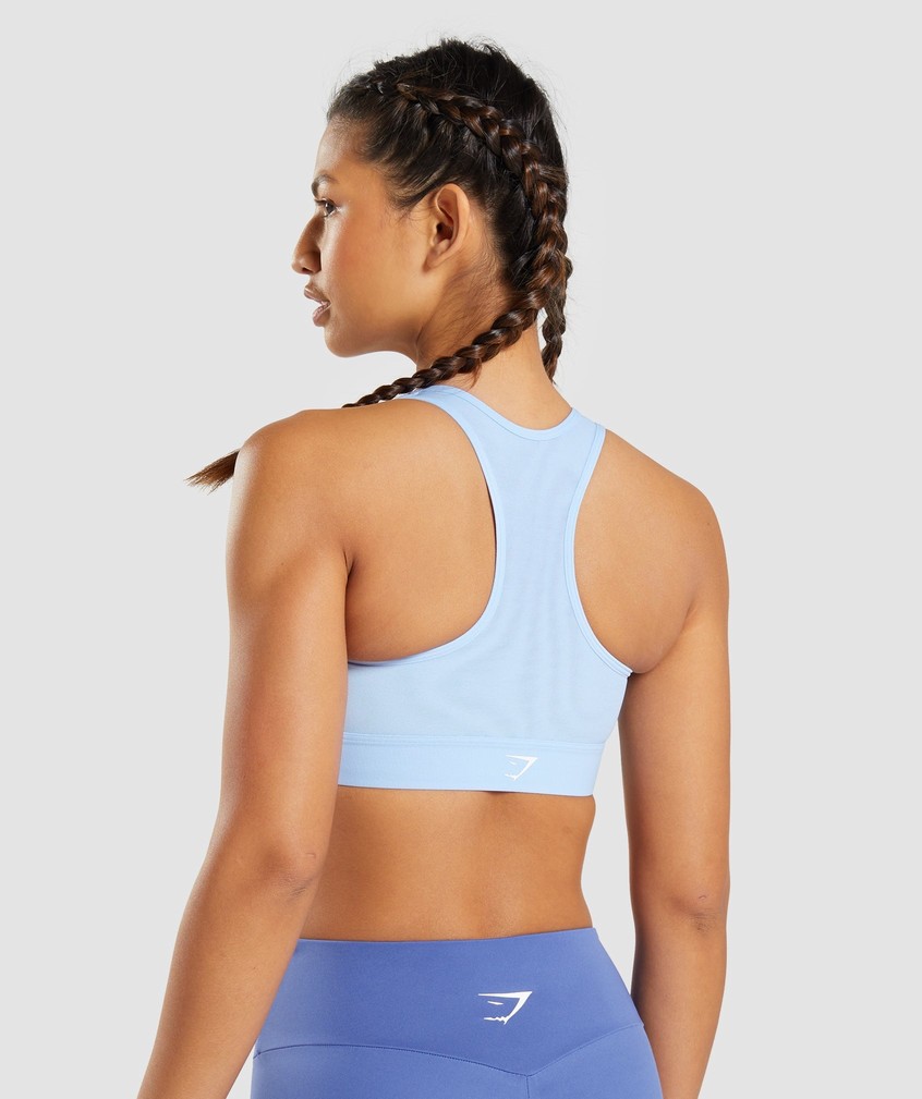 Blue Women's Gymshark Lightweight High Support Sports Bra | USA-57018