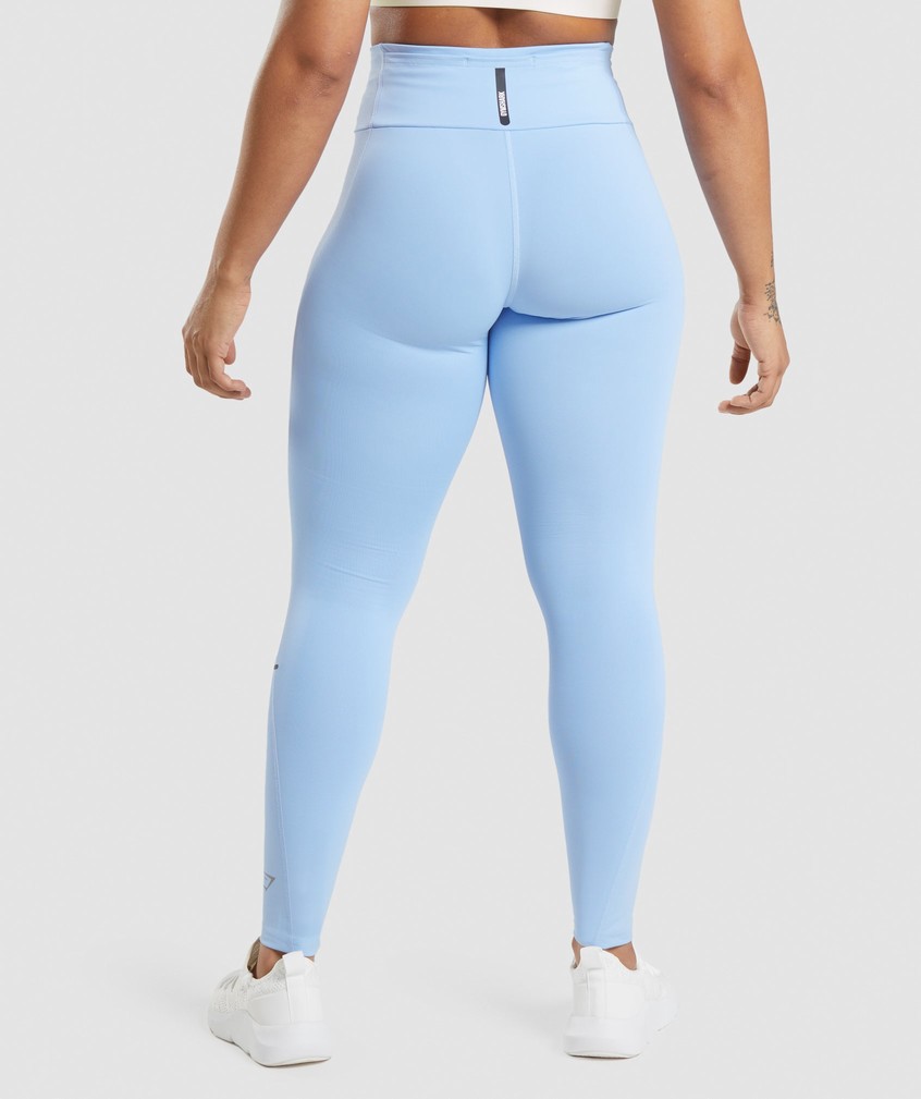 Blue Women's Gymshark Speed Leggings | USA-78301