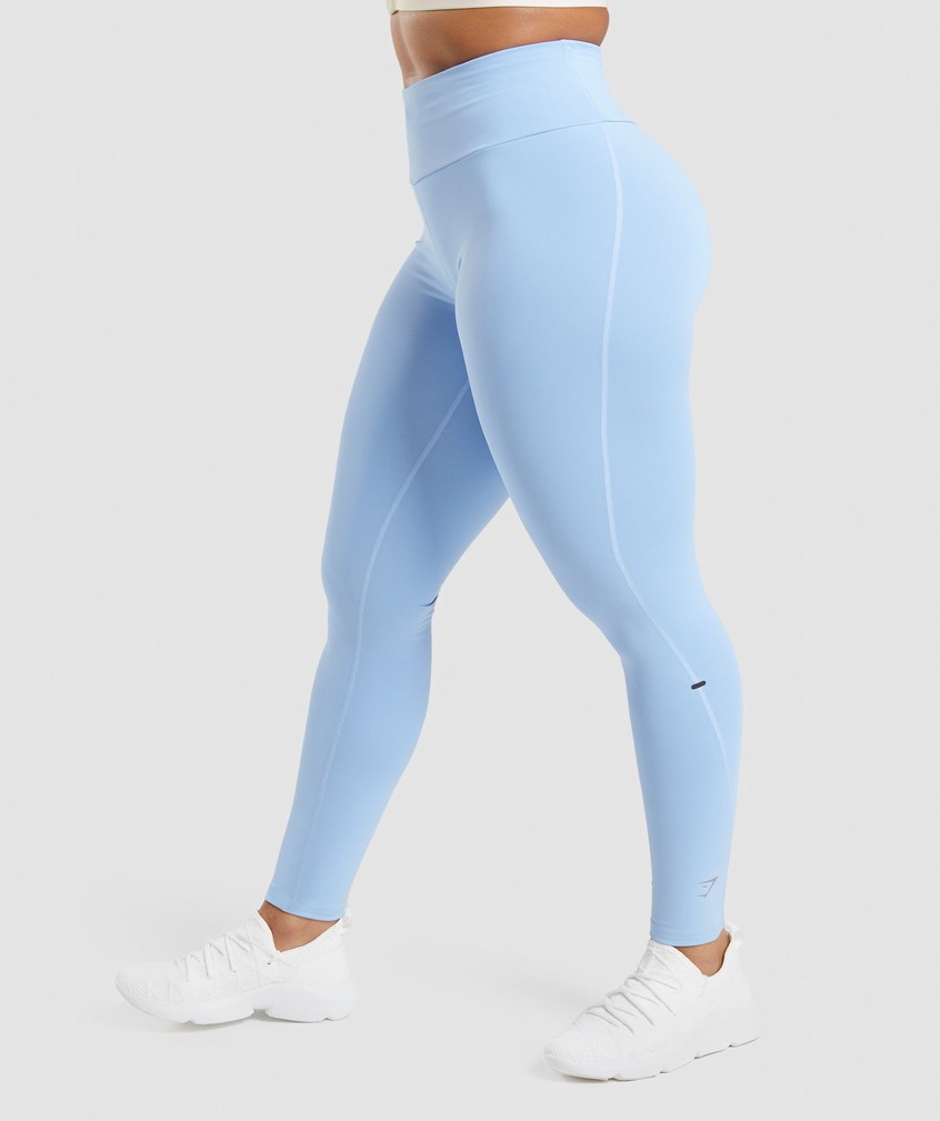 Blue Women's Gymshark Speed Leggings | USA-78301