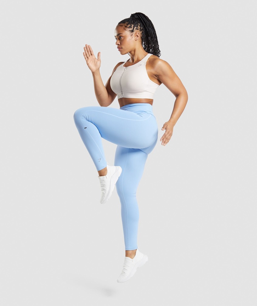 Blue Women's Gymshark Speed Leggings | USA-78301