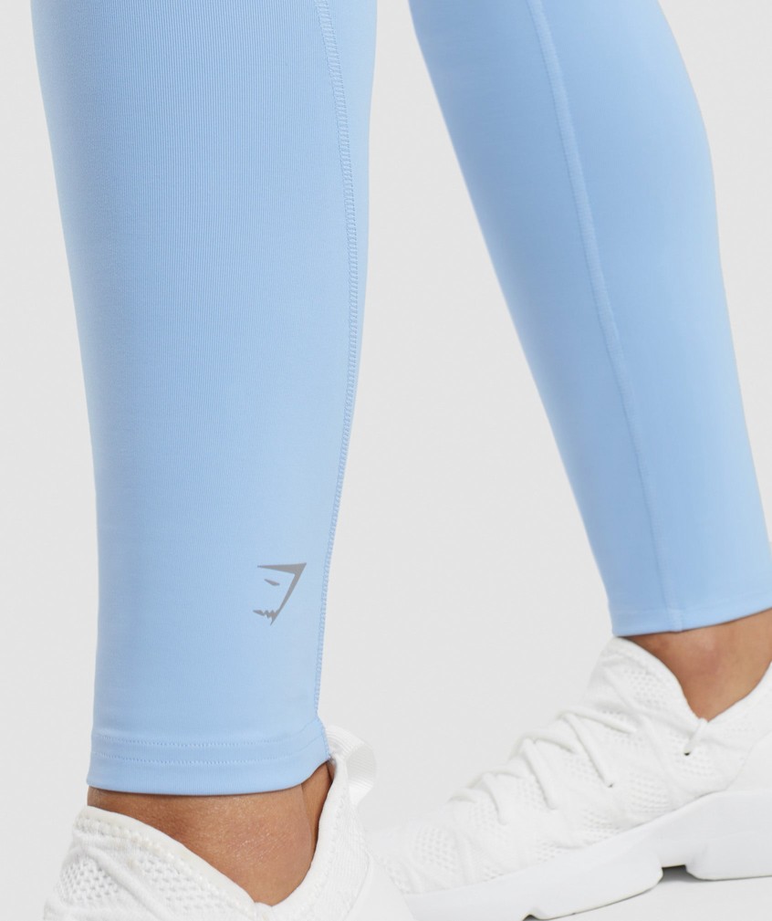 Blue Women's Gymshark Speed Leggings | USA-78301