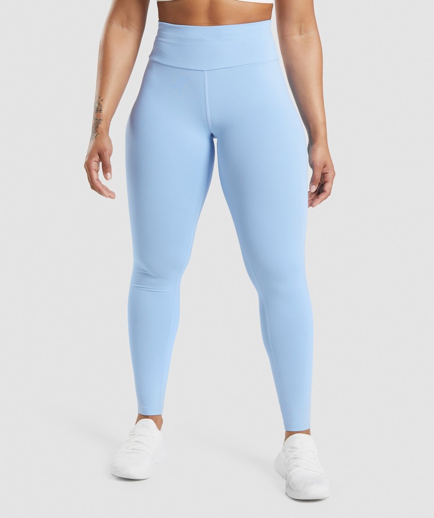 Blue Women\'s Gymshark Speed Leggings | USA-78301