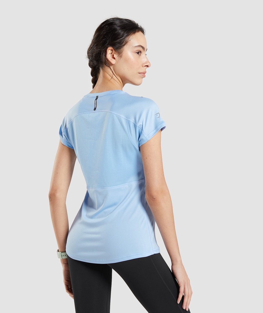 Blue Women's Gymshark Speed T-Shirts | USA-58247