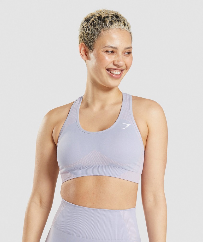 Blue Women\'s Gymshark Vital Seamless 2.0 Sports Bra | USA-24651