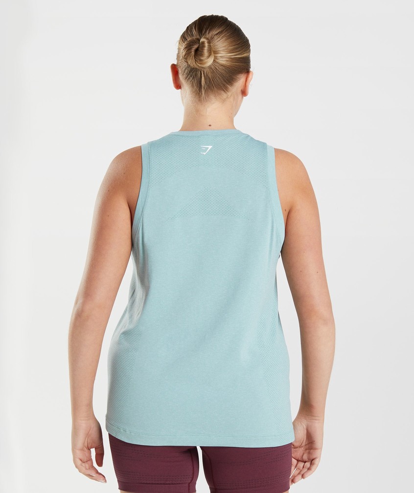 Blue Women's Gymshark Vital Seamless 2.0 Light Tank | USA-62047