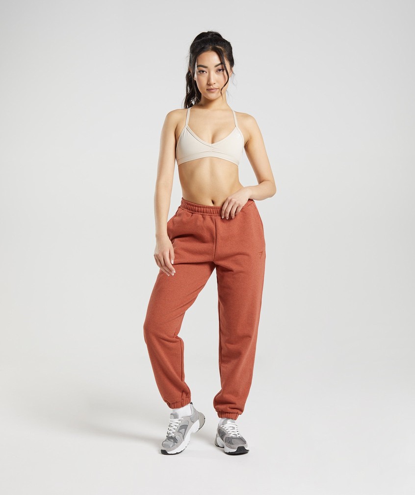 Brown Women's Gymshark Rest Day Sweats Joggers | USA-03687