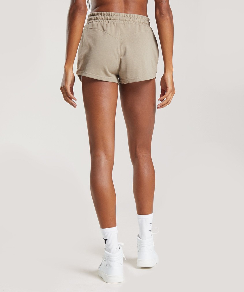 Brown Women's Gymshark Social Club Shorts | USA-60324