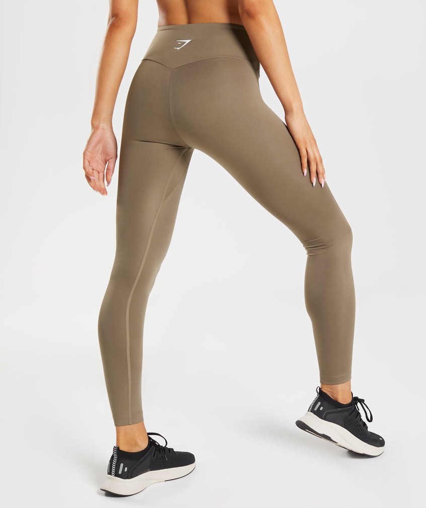 Brown Women's Gymshark Training Leggings | USA-57360