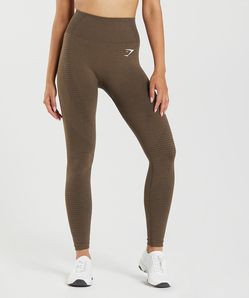 Brown Women's Gymshark Vital Seamless 2.0 Leggings | USA-45207