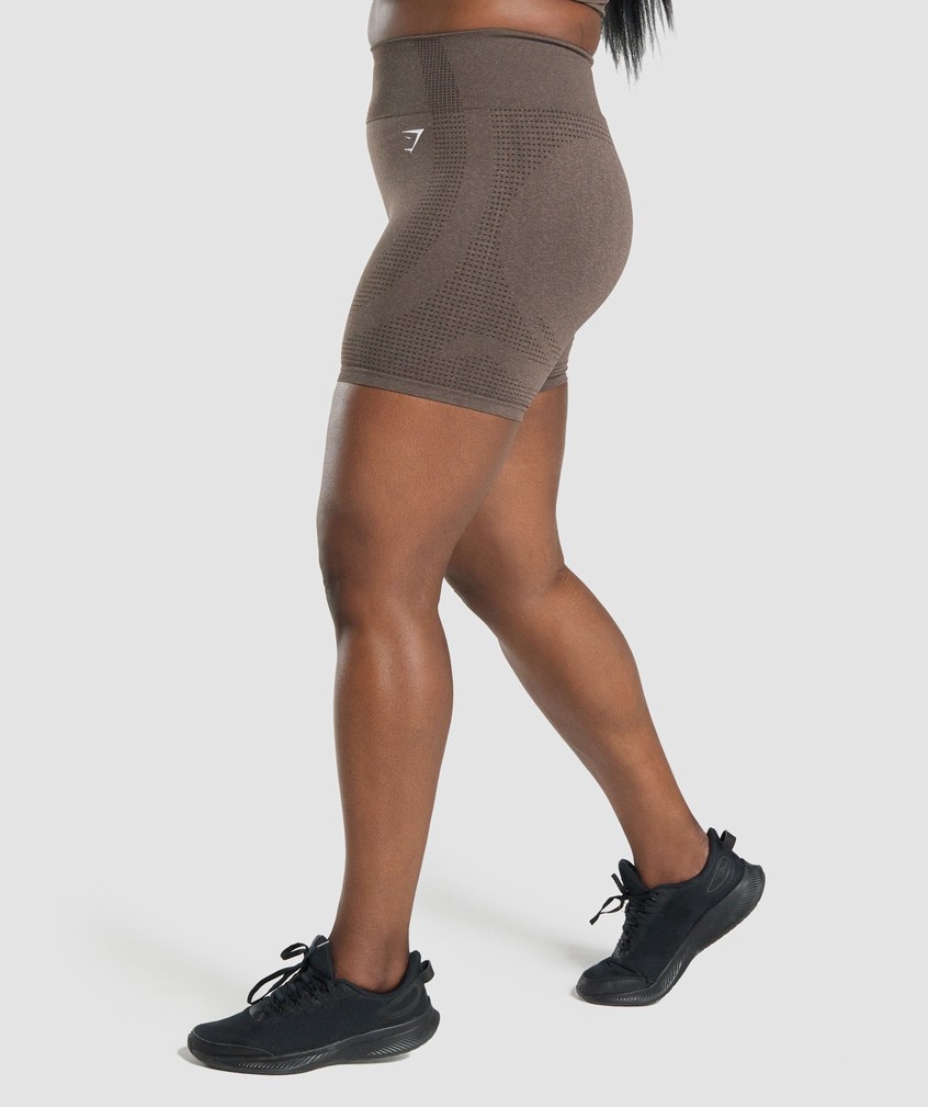 Brown Women's Gymshark Vital Seamless 2.0 Shorts | USA-84129