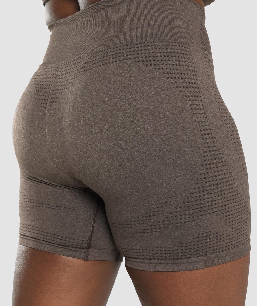 Brown Women's Gymshark Vital Seamless 2.0 Shorts | USA-84129