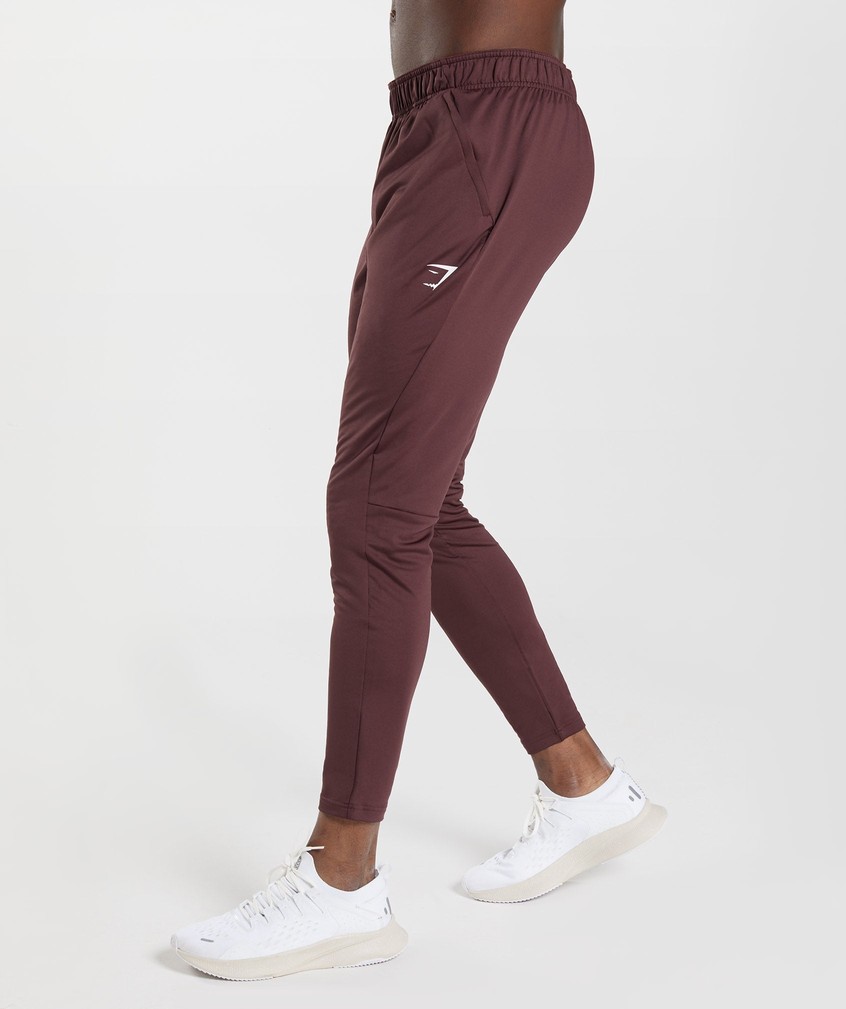 Burgundy Men's Gymshark Sport Joggers | USA-74082