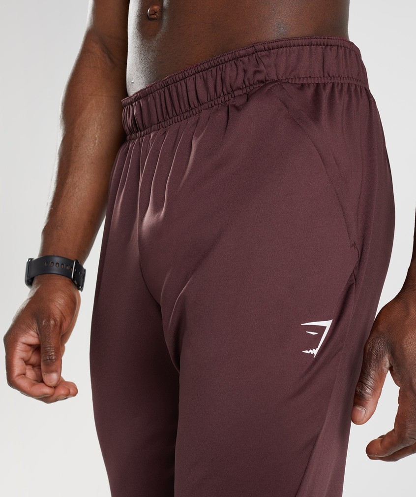 Burgundy Men's Gymshark Sport Joggers | USA-74082