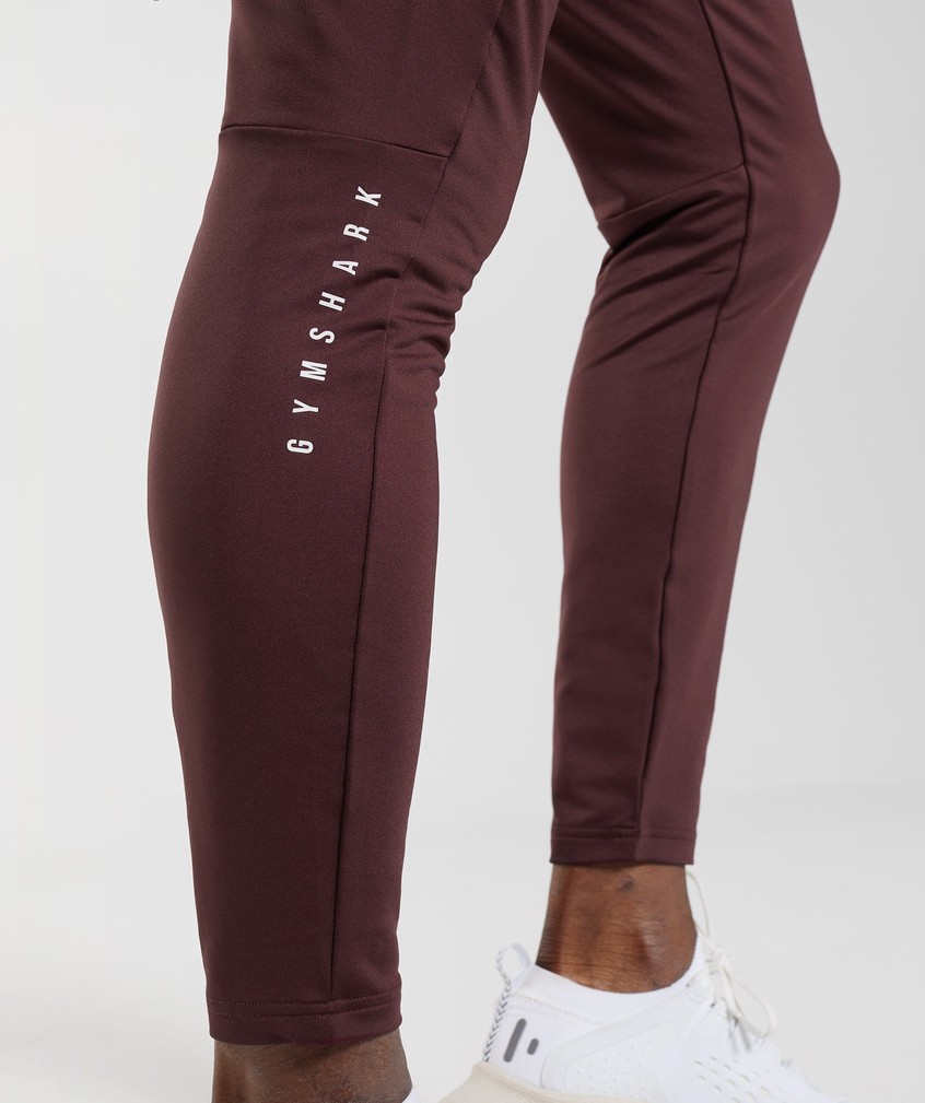 Burgundy Men's Gymshark Sport Joggers | USA-74082