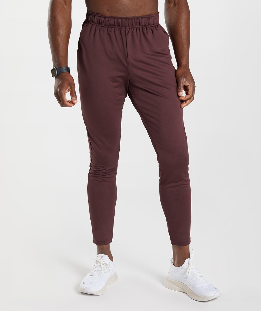 Burgundy Men\'s Gymshark Sport Joggers | USA-74082