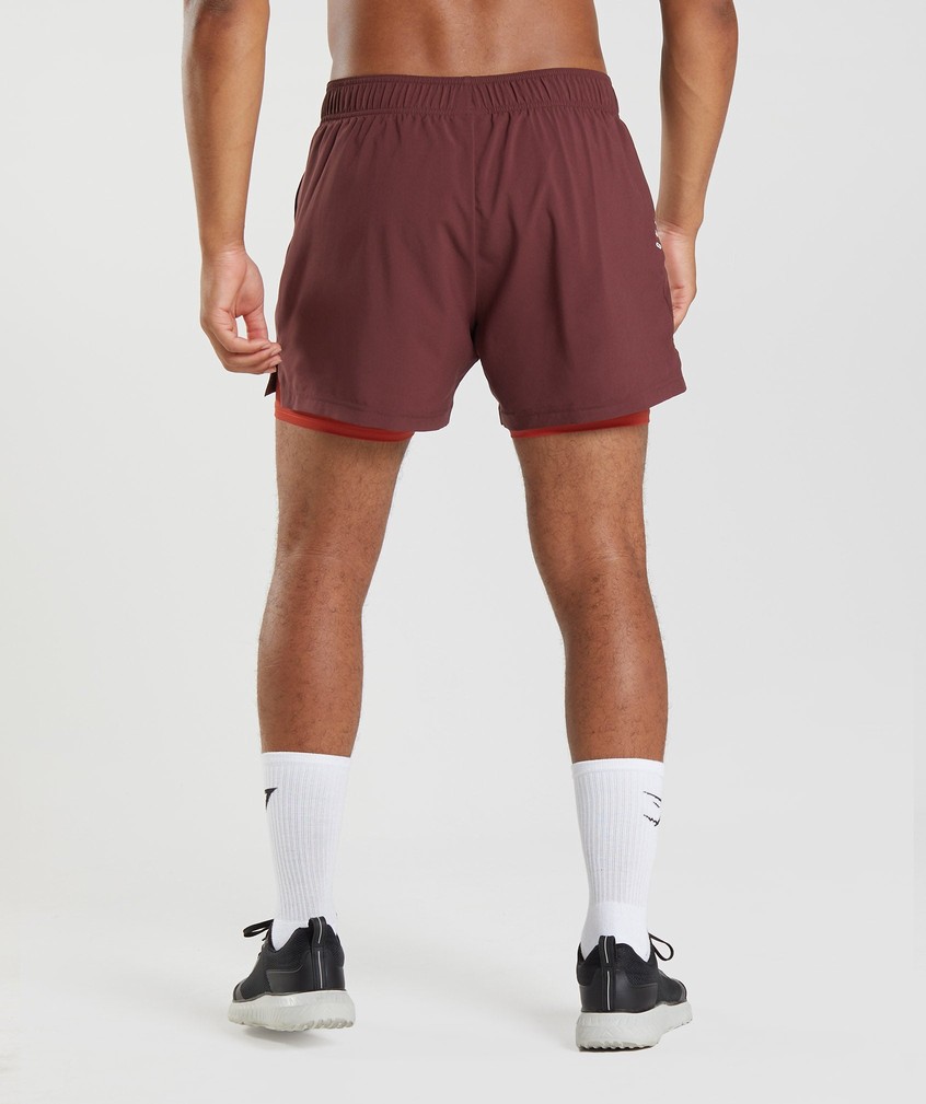 Burgundy / Red Men's Gymshark Sport 5