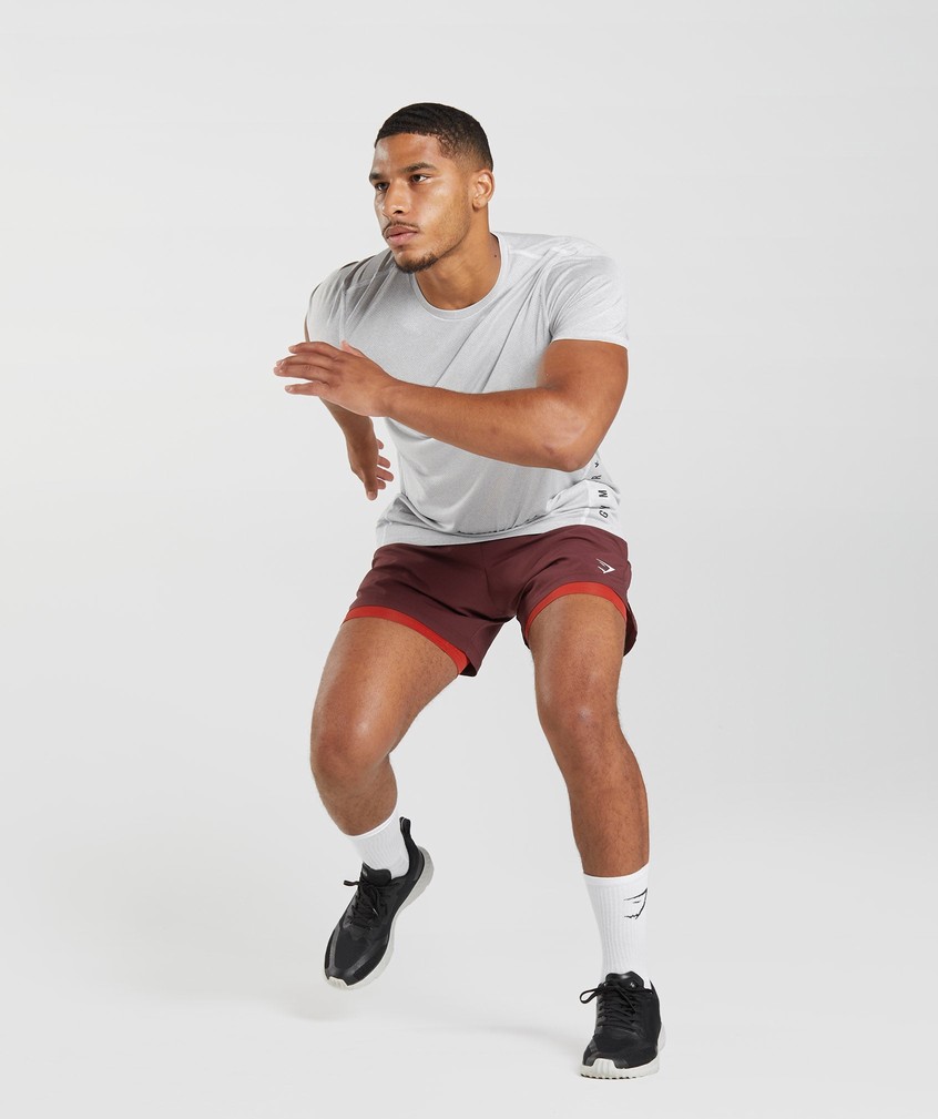 Burgundy / Red Men's Gymshark Sport 5