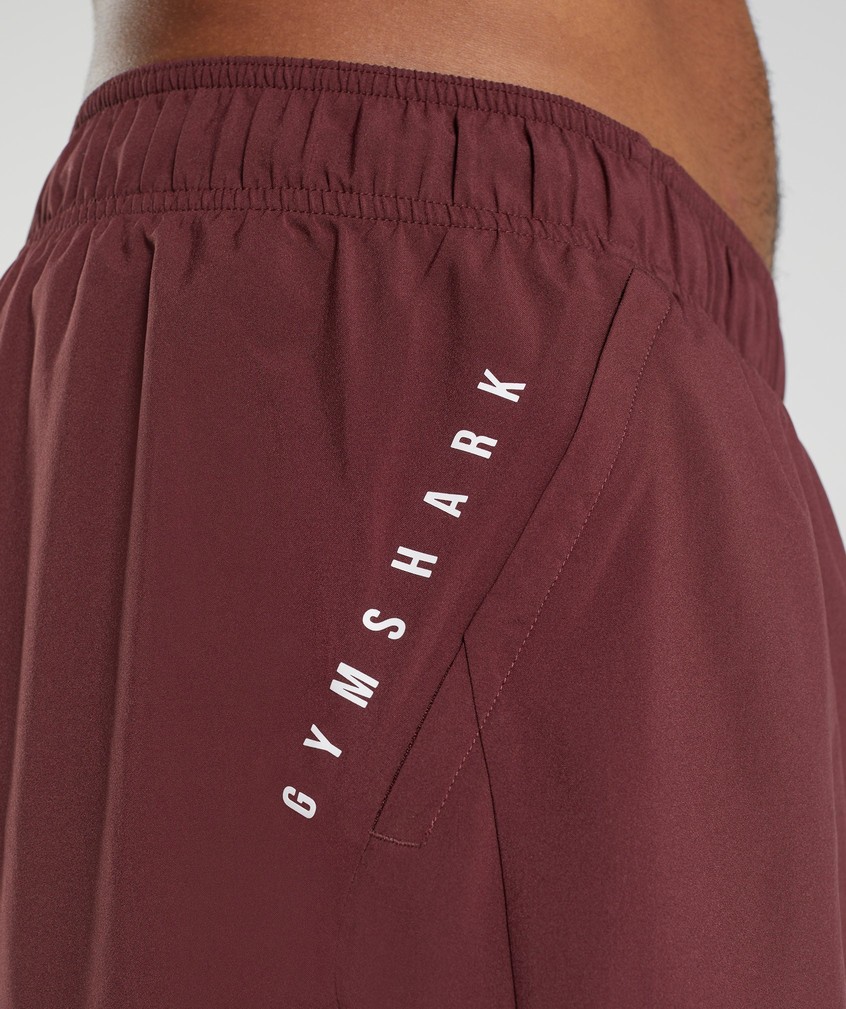 Burgundy / Red Men's Gymshark Sport 7