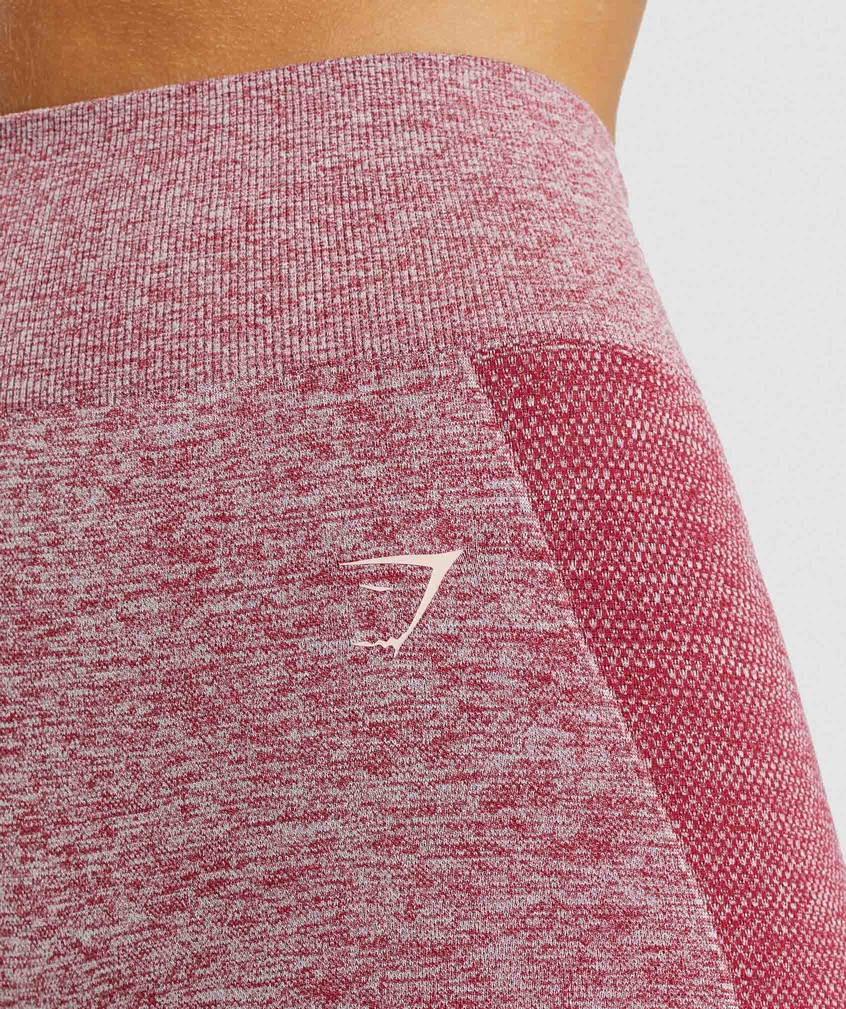 Burgundy Women's Gymshark Flex Cycling Shorts | USA-36820