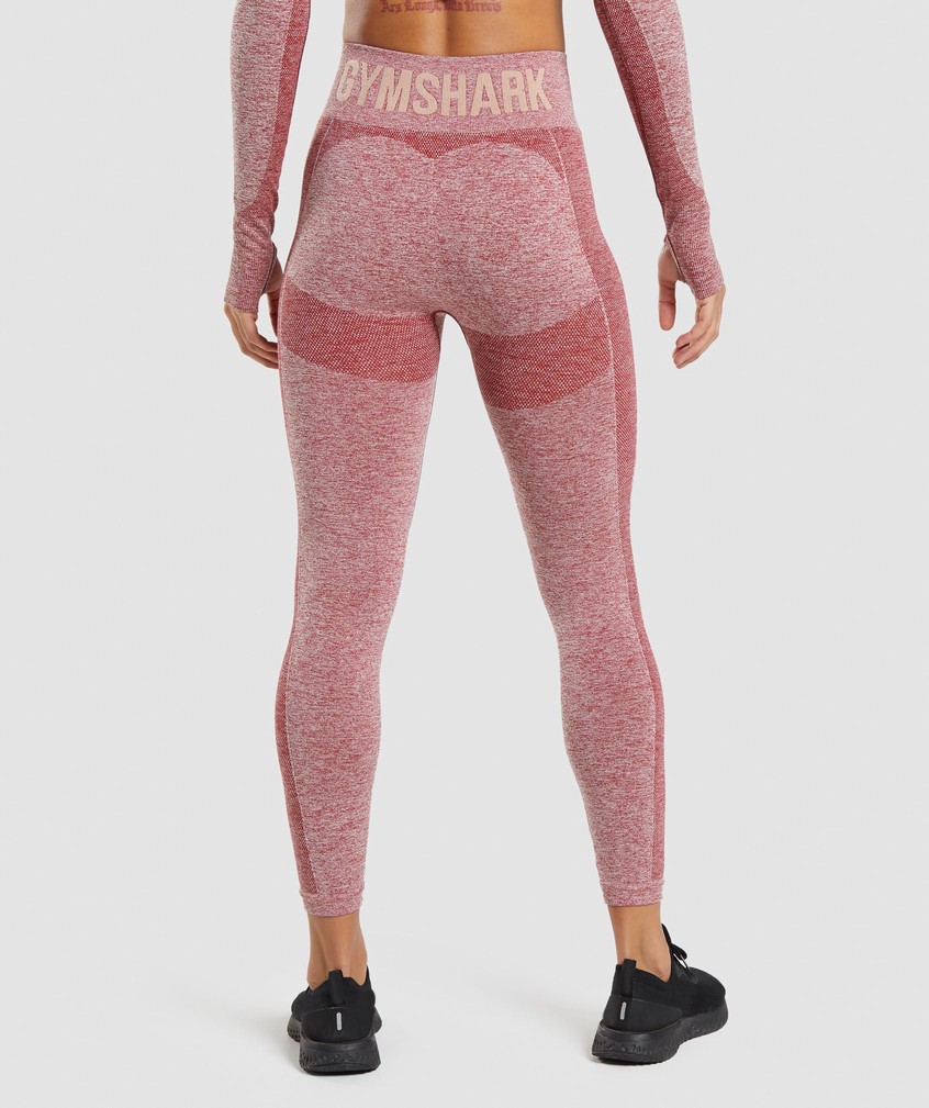 Burgundy Women's Gymshark Flex High Waisted Leggings | USA-82437