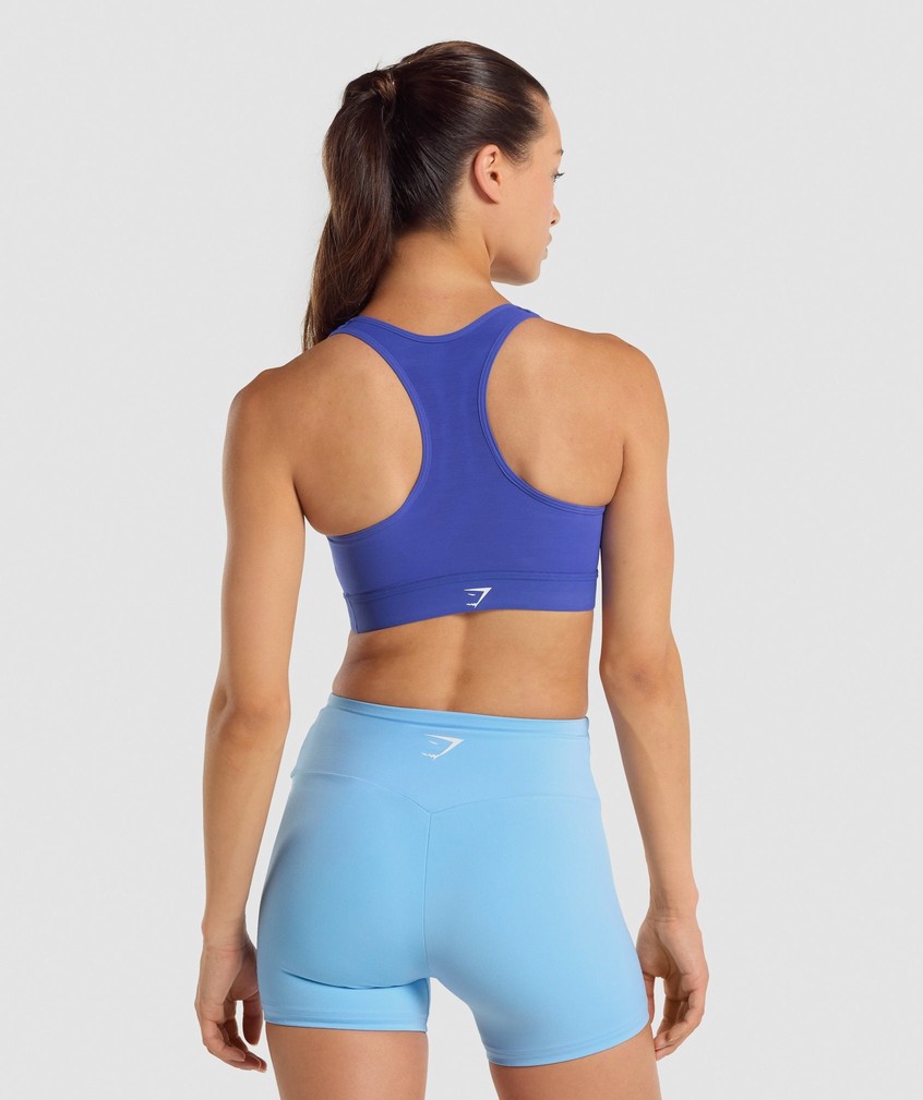 Dark Blue Women's Gymshark Lightweight High Support Sports Bra | USA-92706