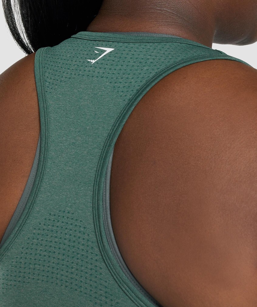 Dark Green Women's Gymshark Vital Seamless 2.0 Vest | USA-27913