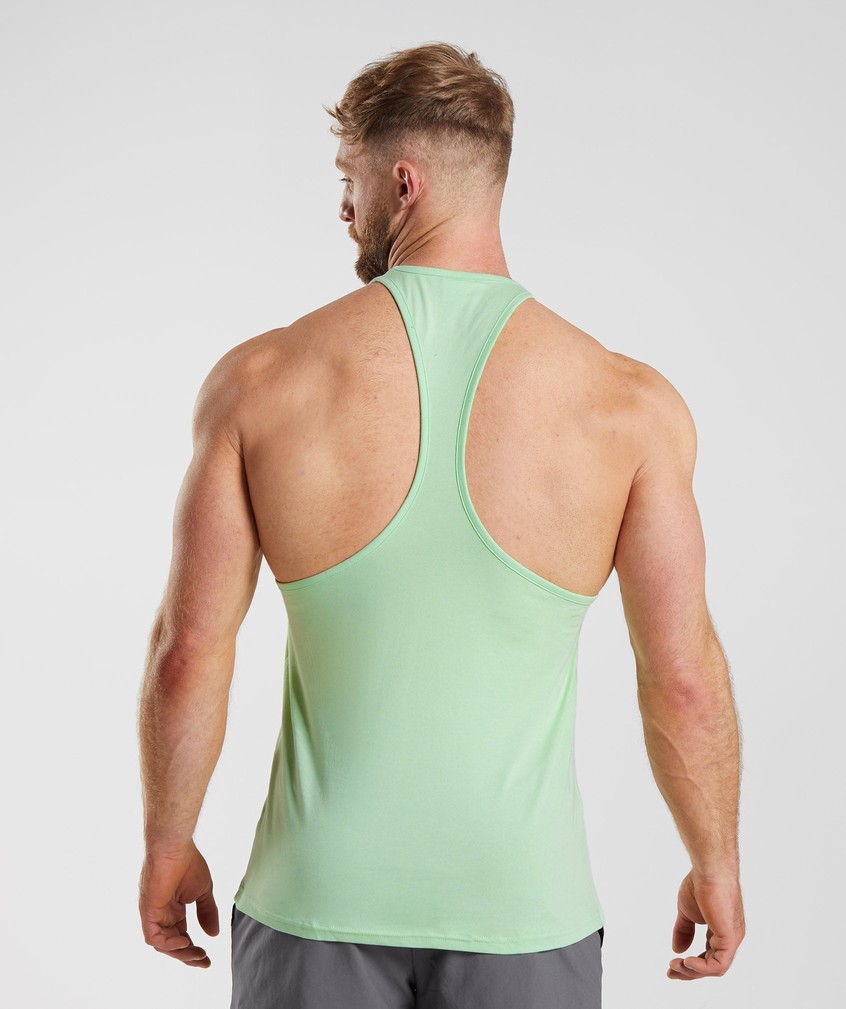 Green Men's Gymshark Apollo Stringer | USA-95608