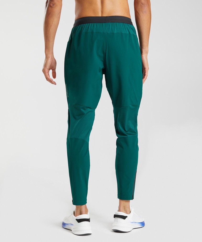 Green Men's Gymshark Hybrid Woven Joggers | USA-73410