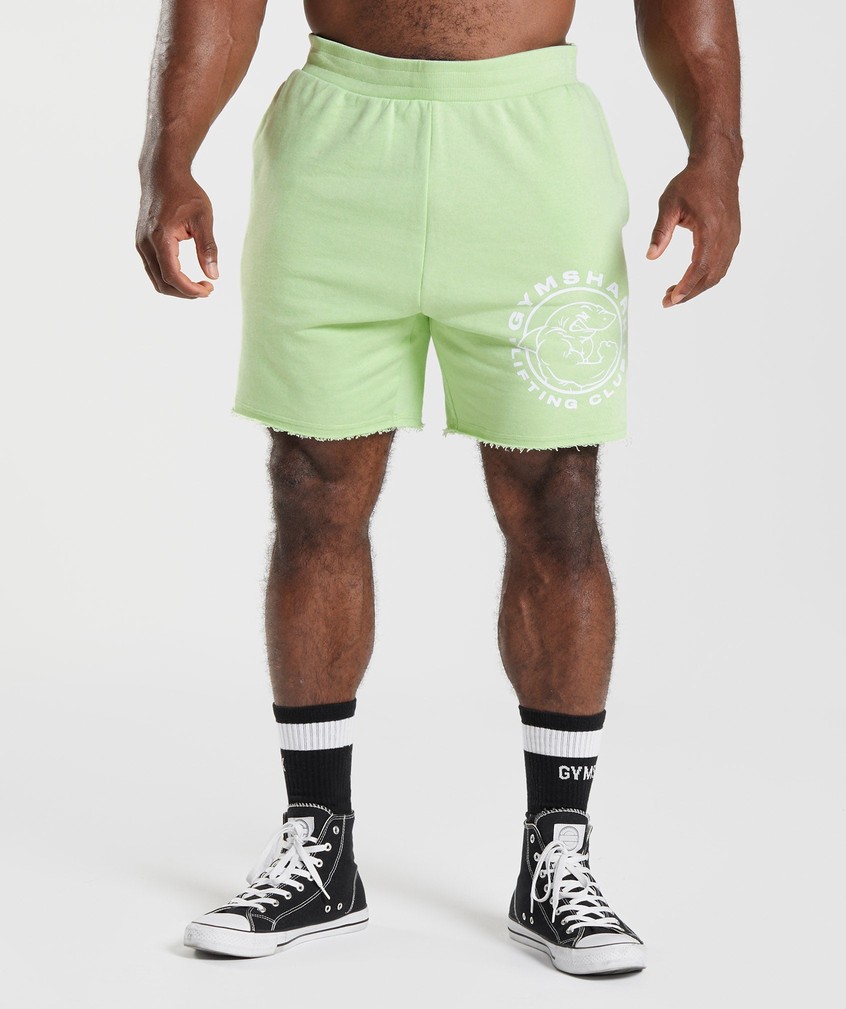 Green Men\'s Gymshark Legacy Shorts | USA-45298