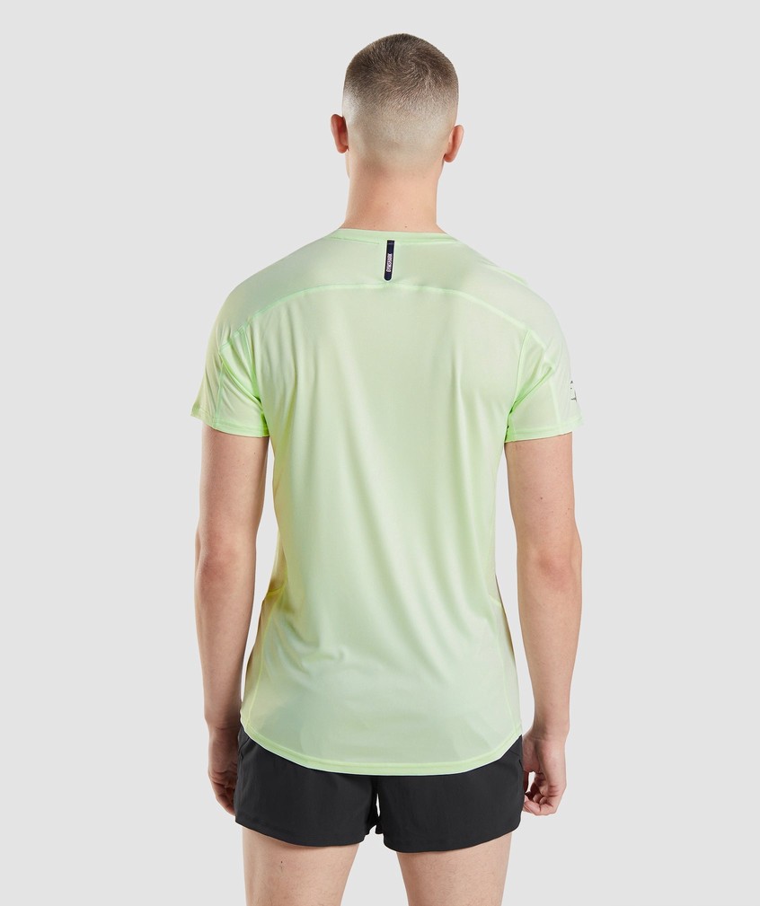 Green Men's Gymshark Speed Evolve T-Shirts | USA-87519