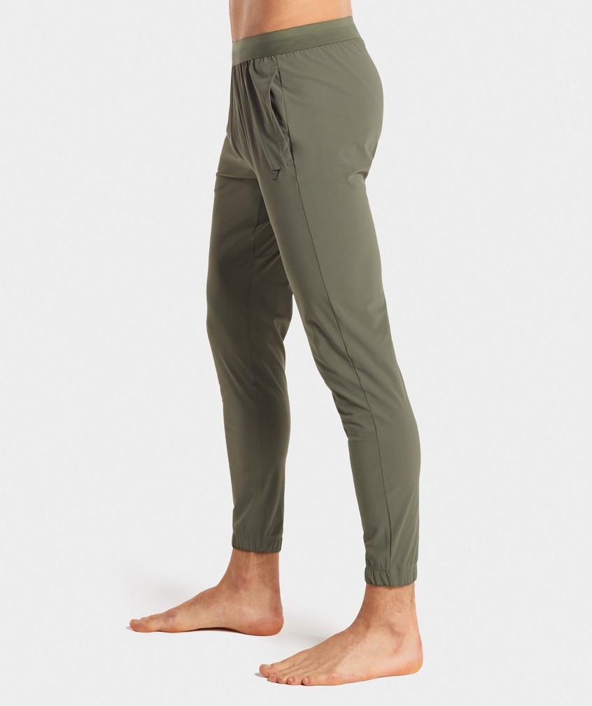 Green Men's Gymshark Studio Joggers | USA-96527