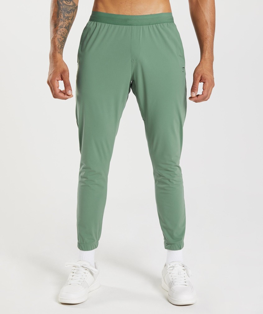 Green Men\'s Gymshark Studio Joggers | USA-97032