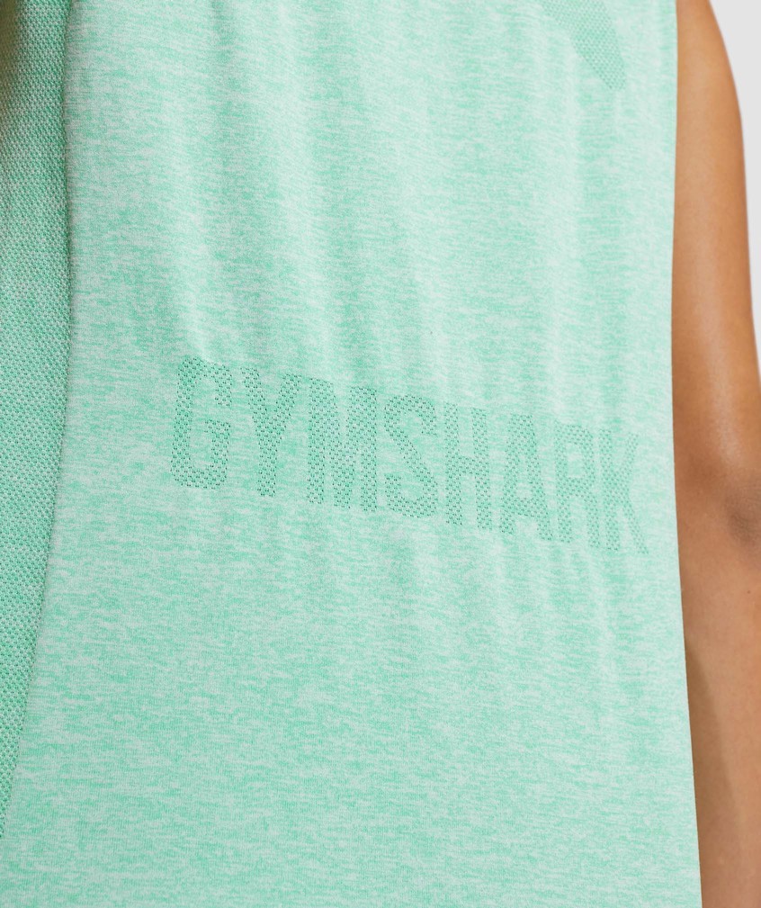 Green Women's Gymshark Flex Loose Top Tank | USA-18603