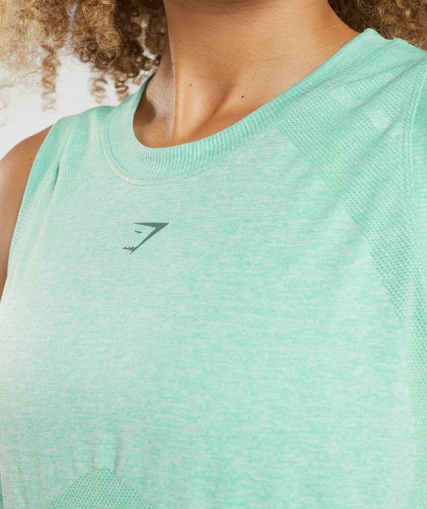 Green Women's Gymshark Flex Loose Top Tank | USA-18603