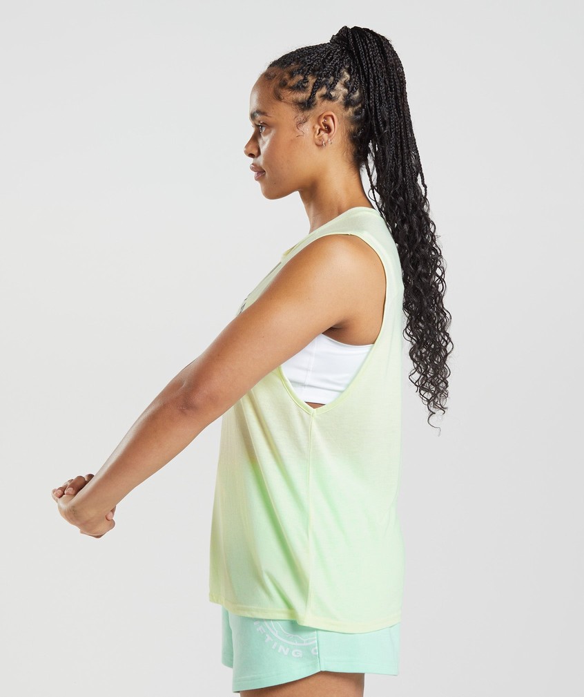 Green Women's Gymshark Legacy Tank | USA-63921