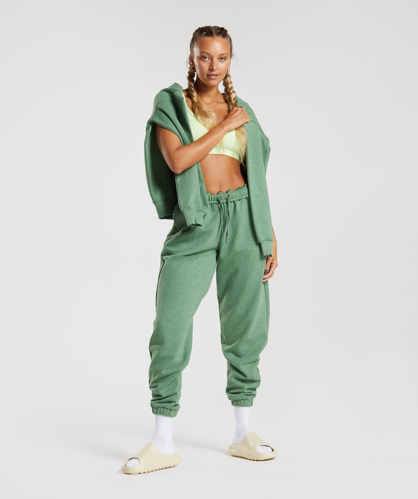 Green Women's Gymshark Rest Day Sweats Joggers | USA-91624