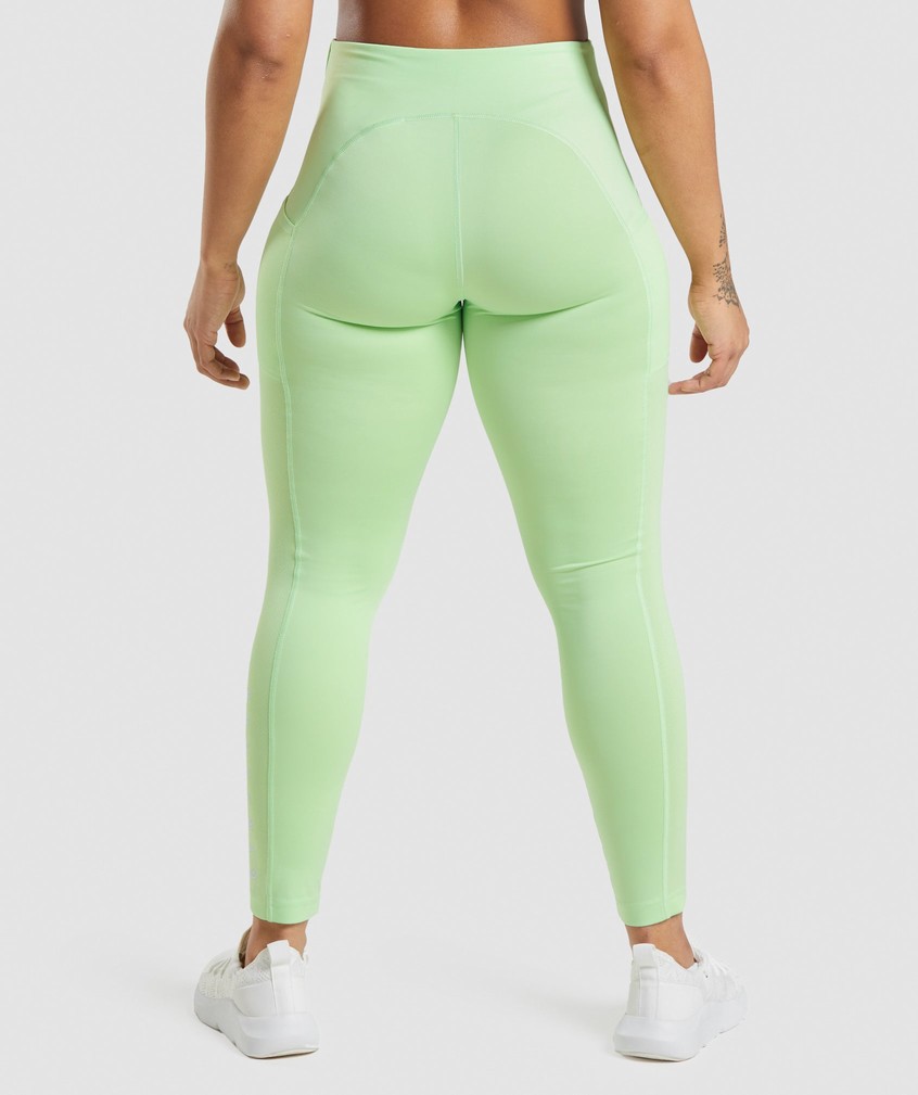 Green Women's Gymshark Sport Leggings | USA-02158