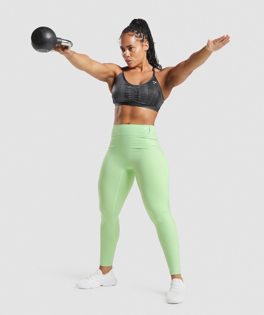 Green Women's Gymshark Sport Leggings | USA-02158