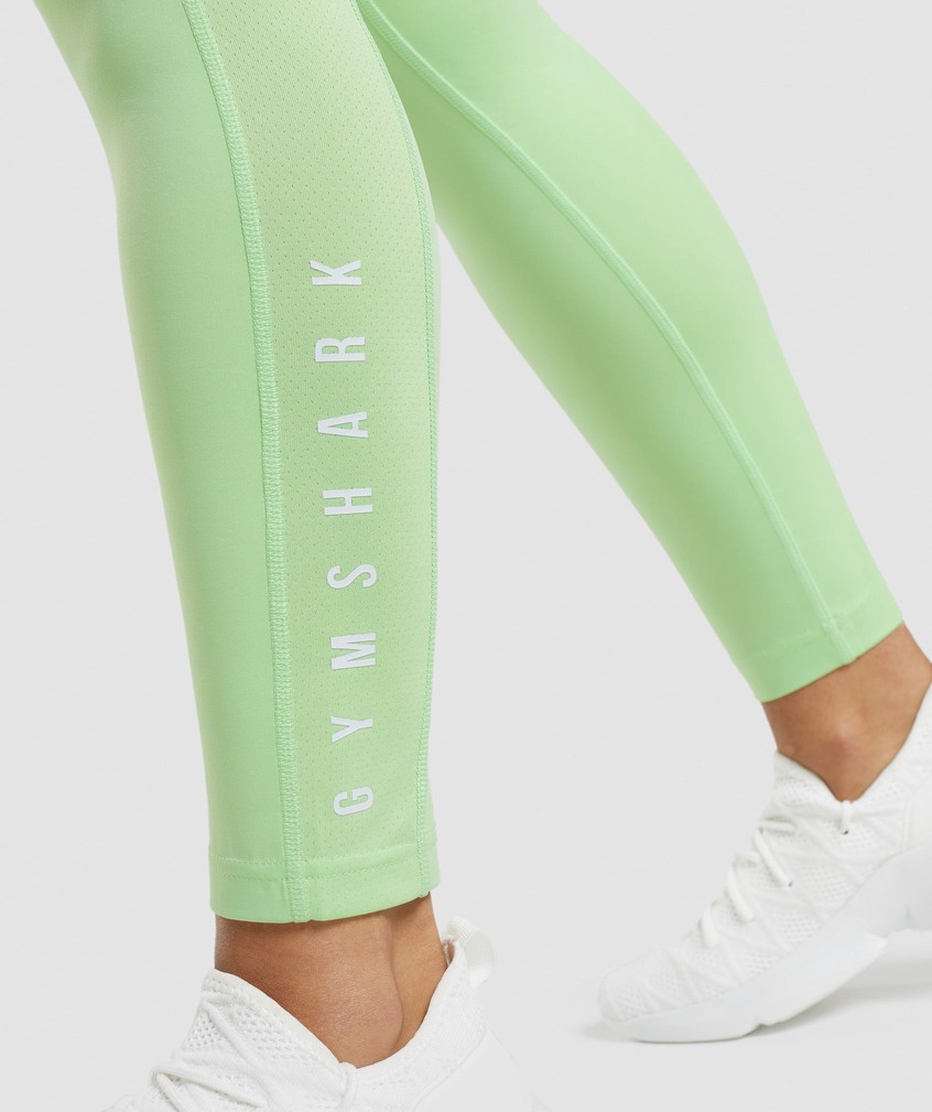 Green Women's Gymshark Sport Leggings | USA-02158