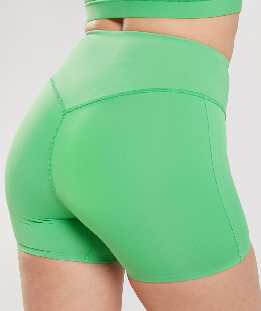 Green Women's Gymshark Studio Shorts | USA-43078