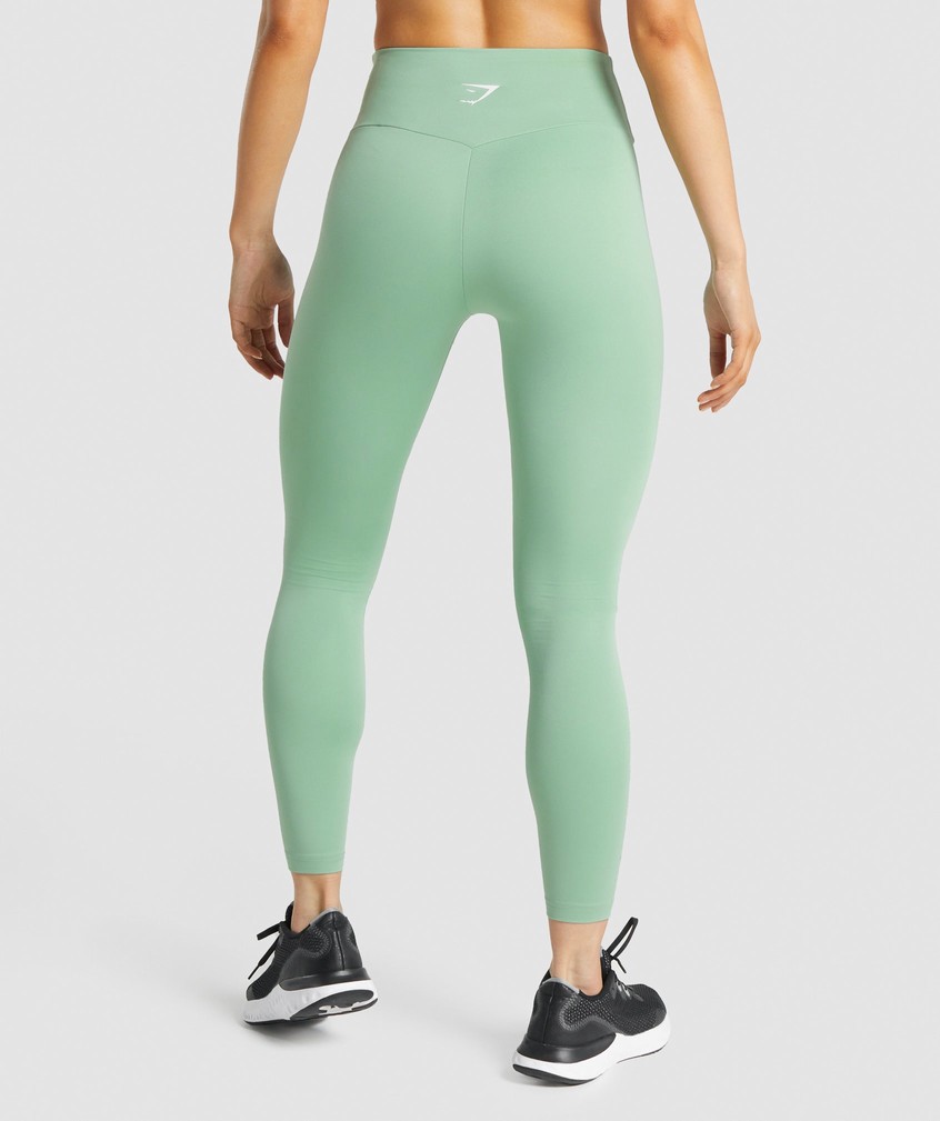 Green Women's Gymshark Training Leggings | USA-45821