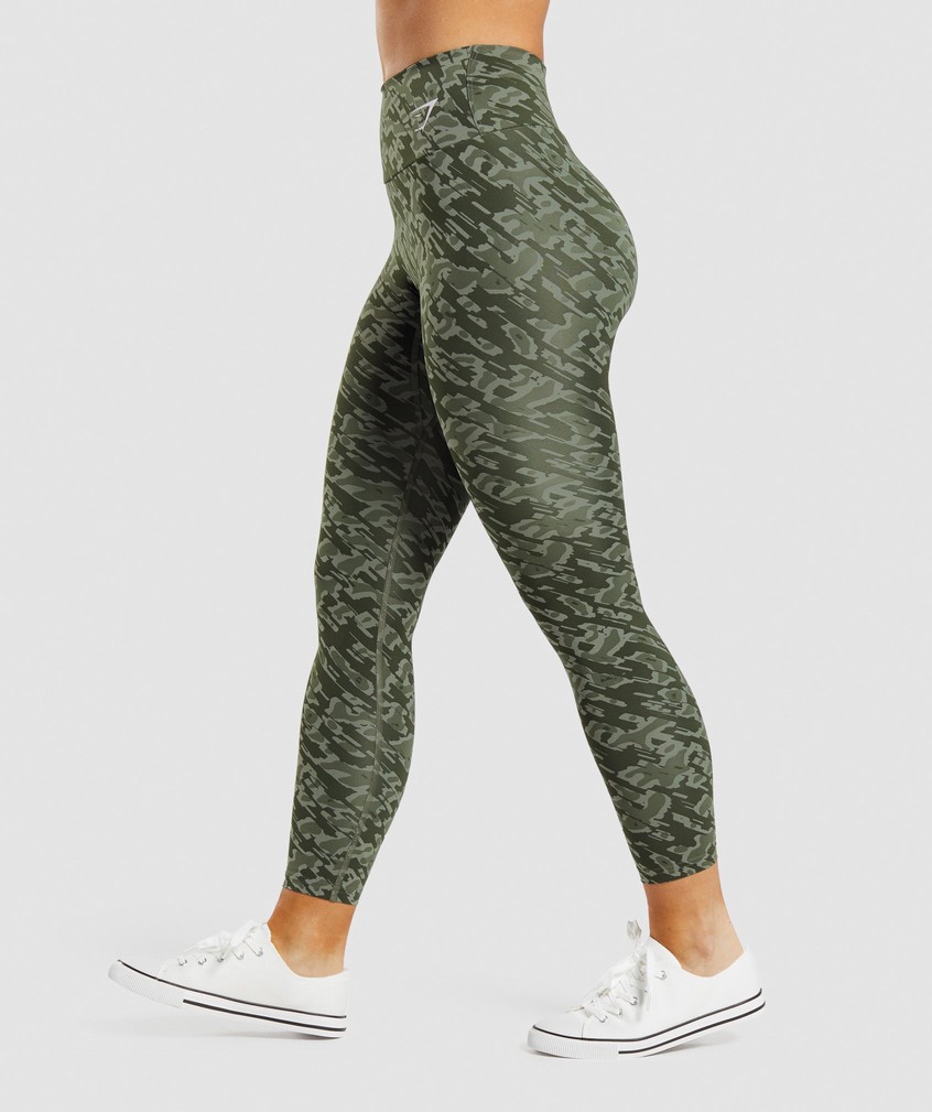 Green Women's Gymshark Training Leggings | USA-51940