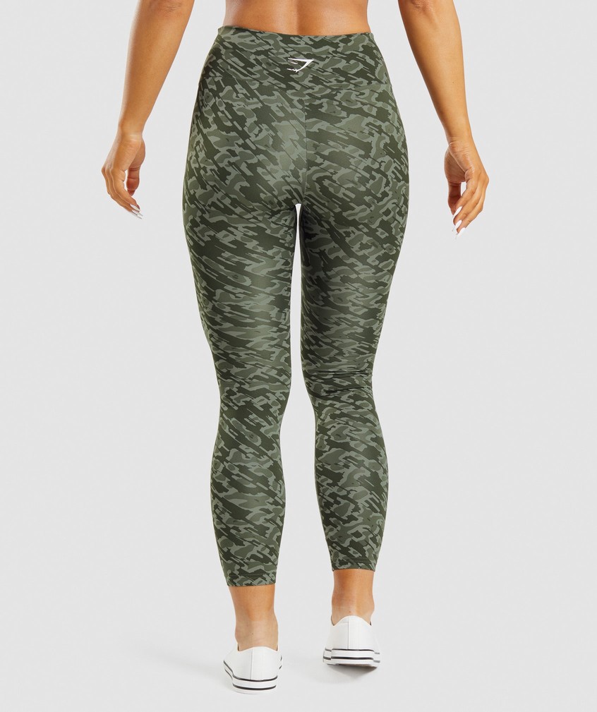 Green Women's Gymshark Training Leggings | USA-51940