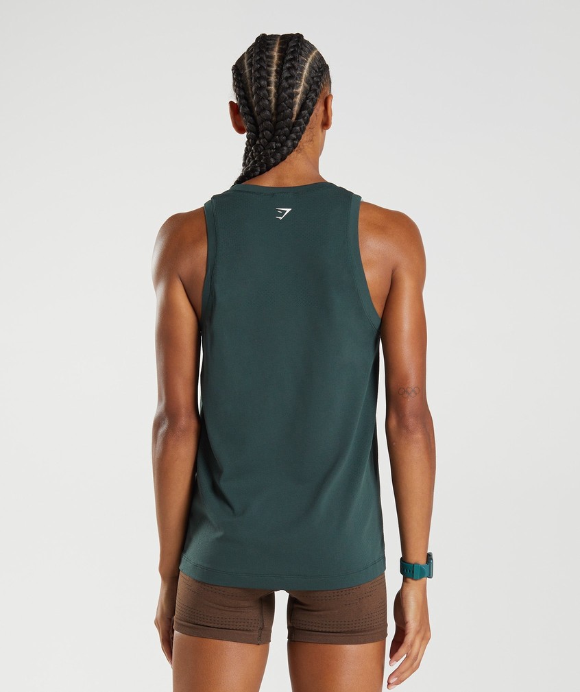 Green Women's Gymshark Vital Seamless 2.0 Light Tank T-Shirts | USA-15740