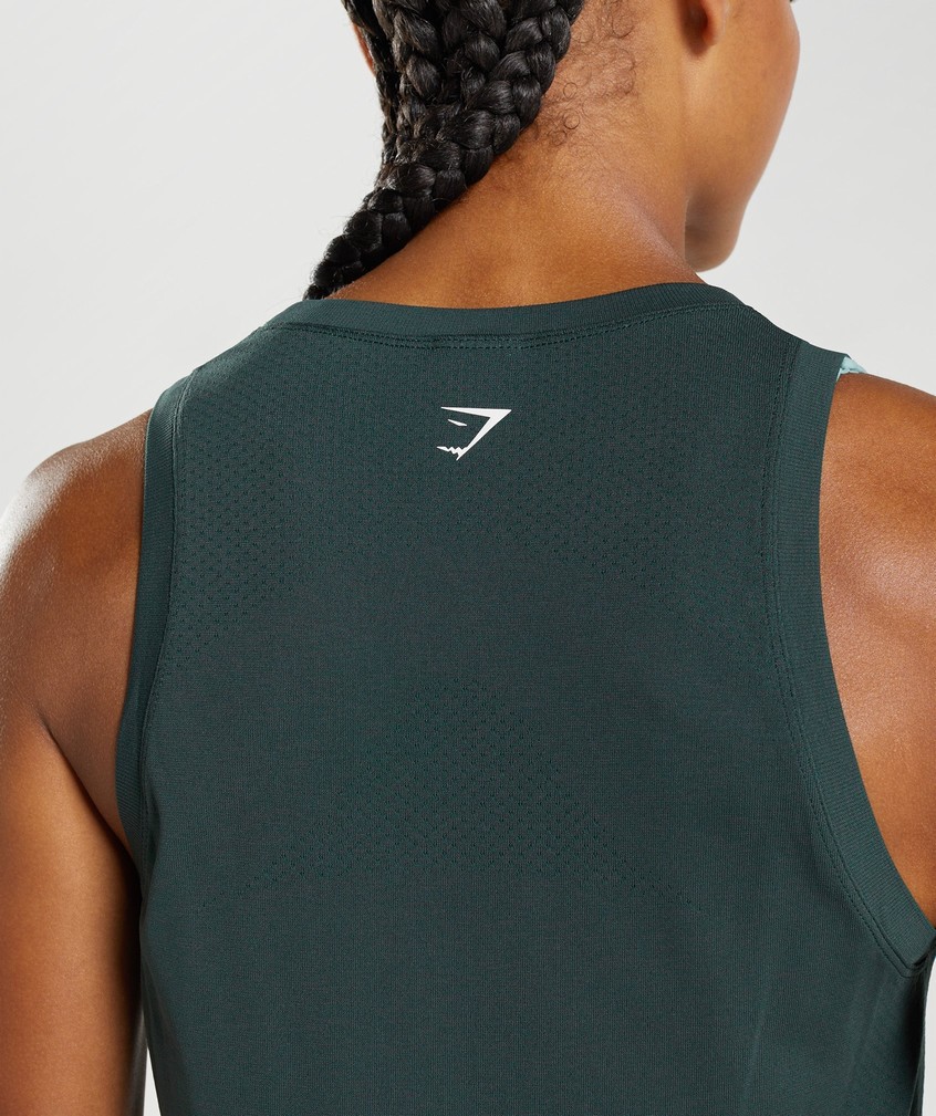 Green Women's Gymshark Vital Seamless 2.0 Light Tank T-Shirts | USA-15740