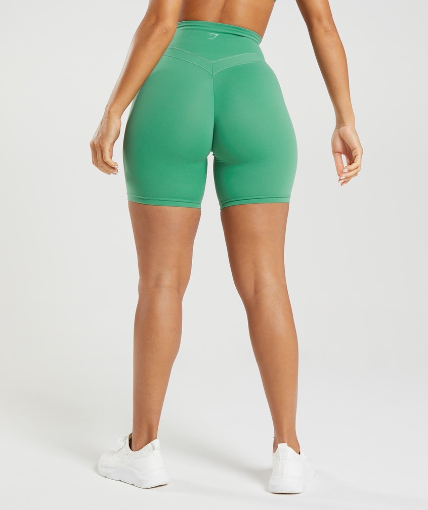 Green Women's Gymshark Whitney Cycling Shorts | USA-38906